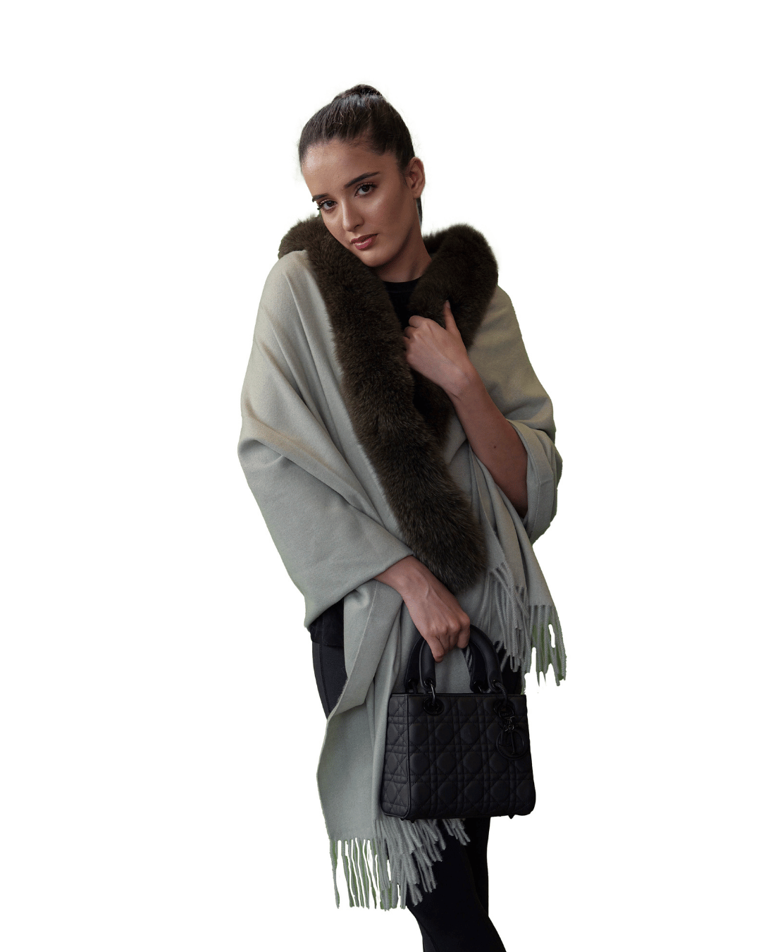 Pistachio Cashmere Shawl