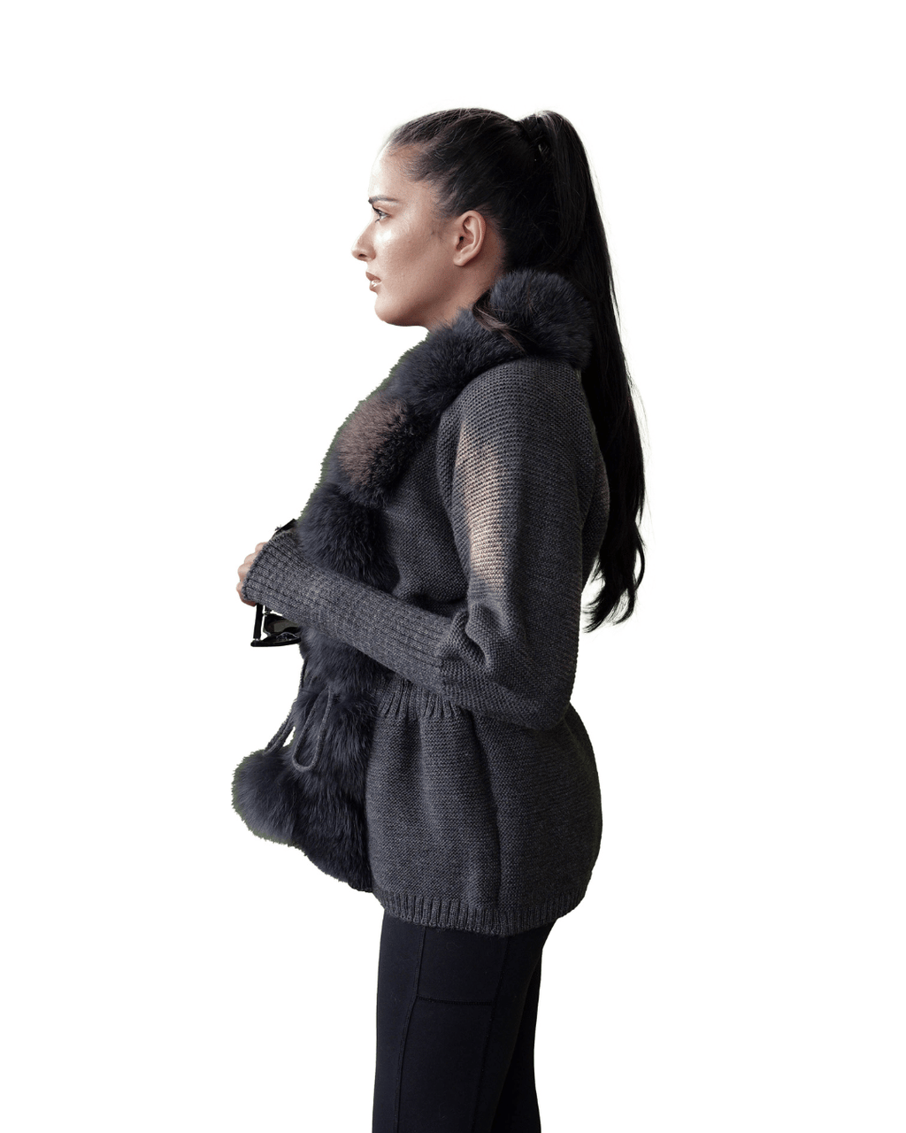 Knitwear with Pom Pom