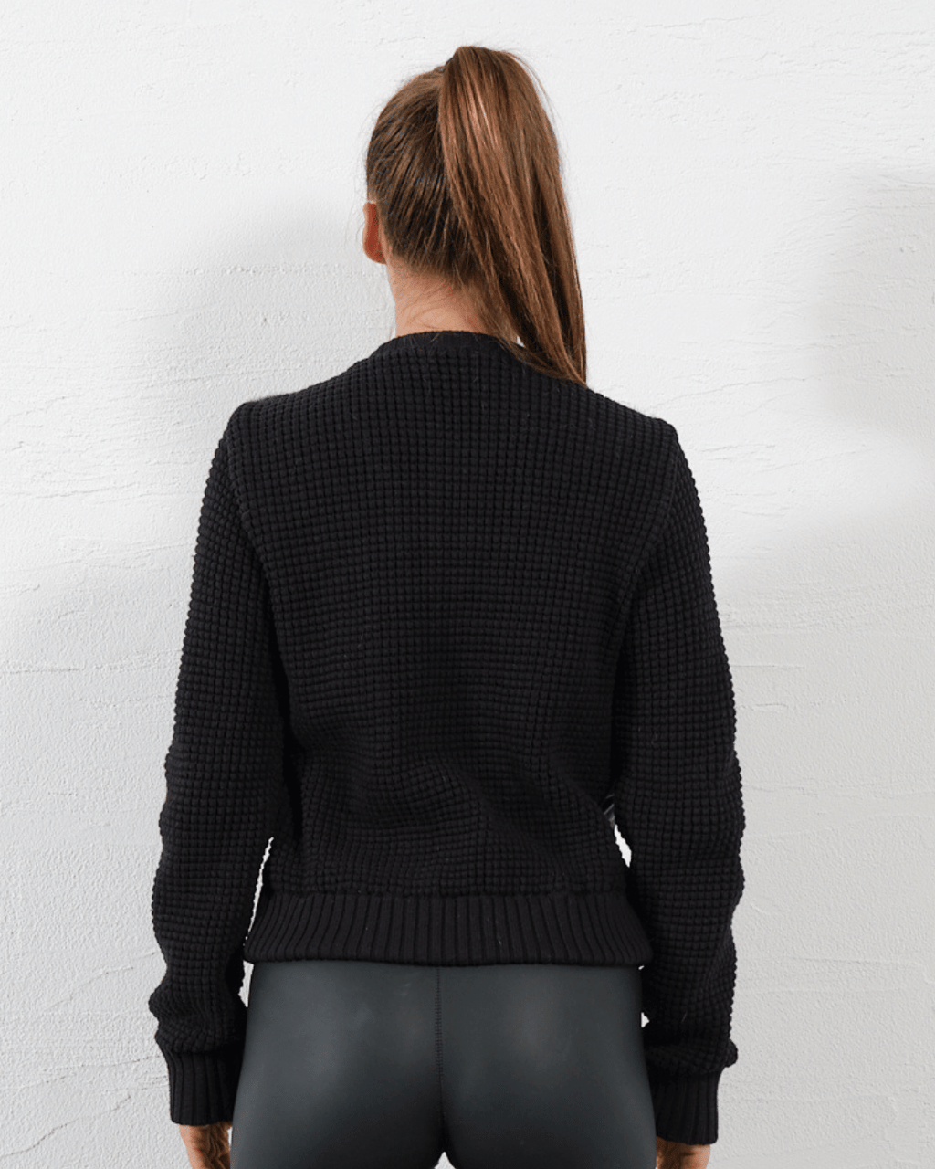 Black Knitwear Jacket