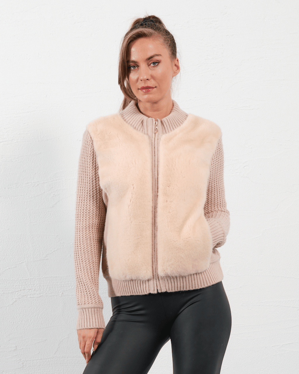 Cream Pink Knitwear