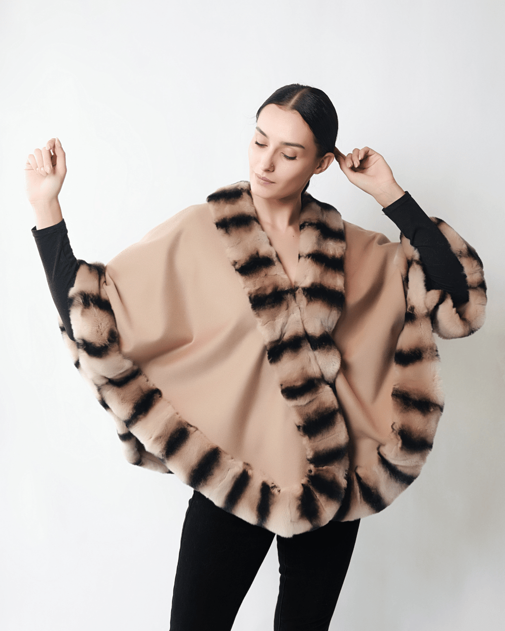 Camel Brown Poncho