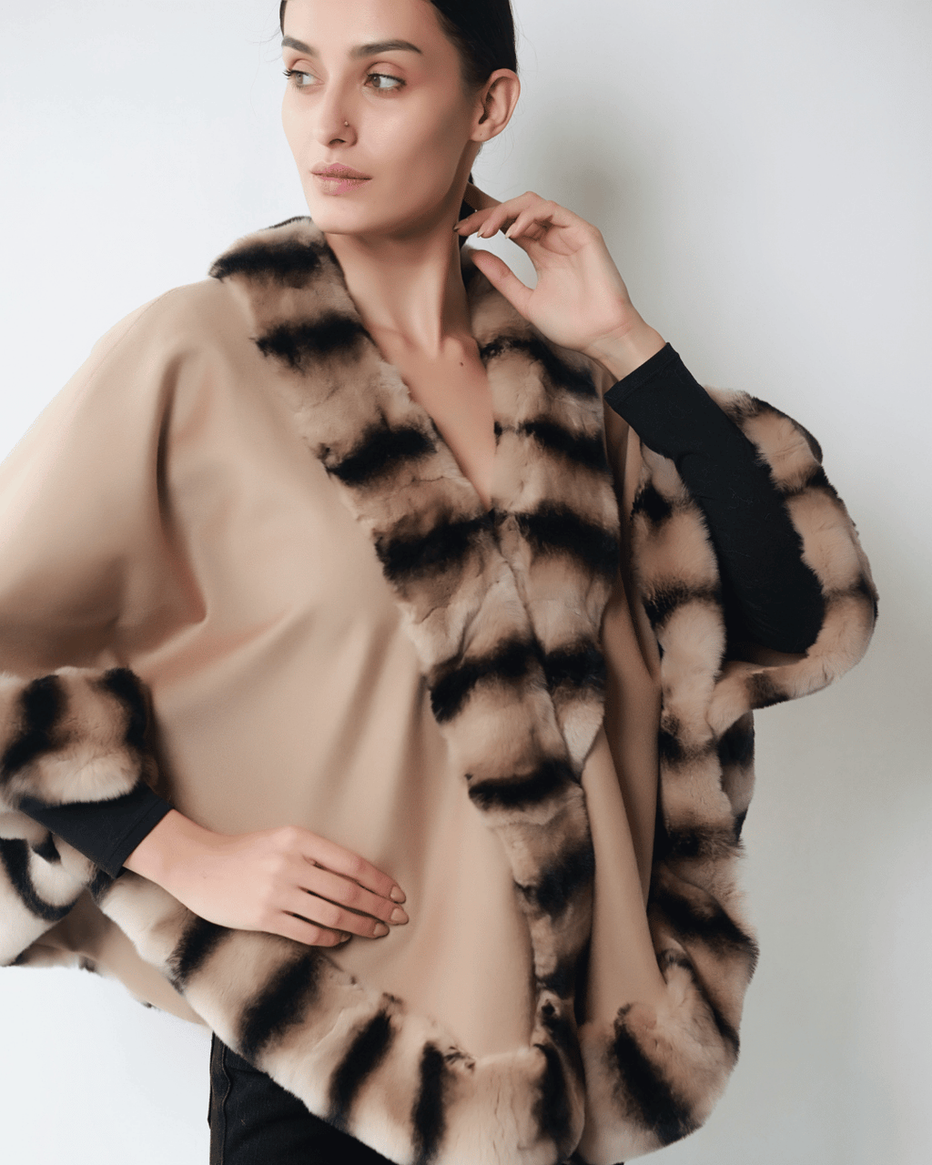Camel Brown Poncho