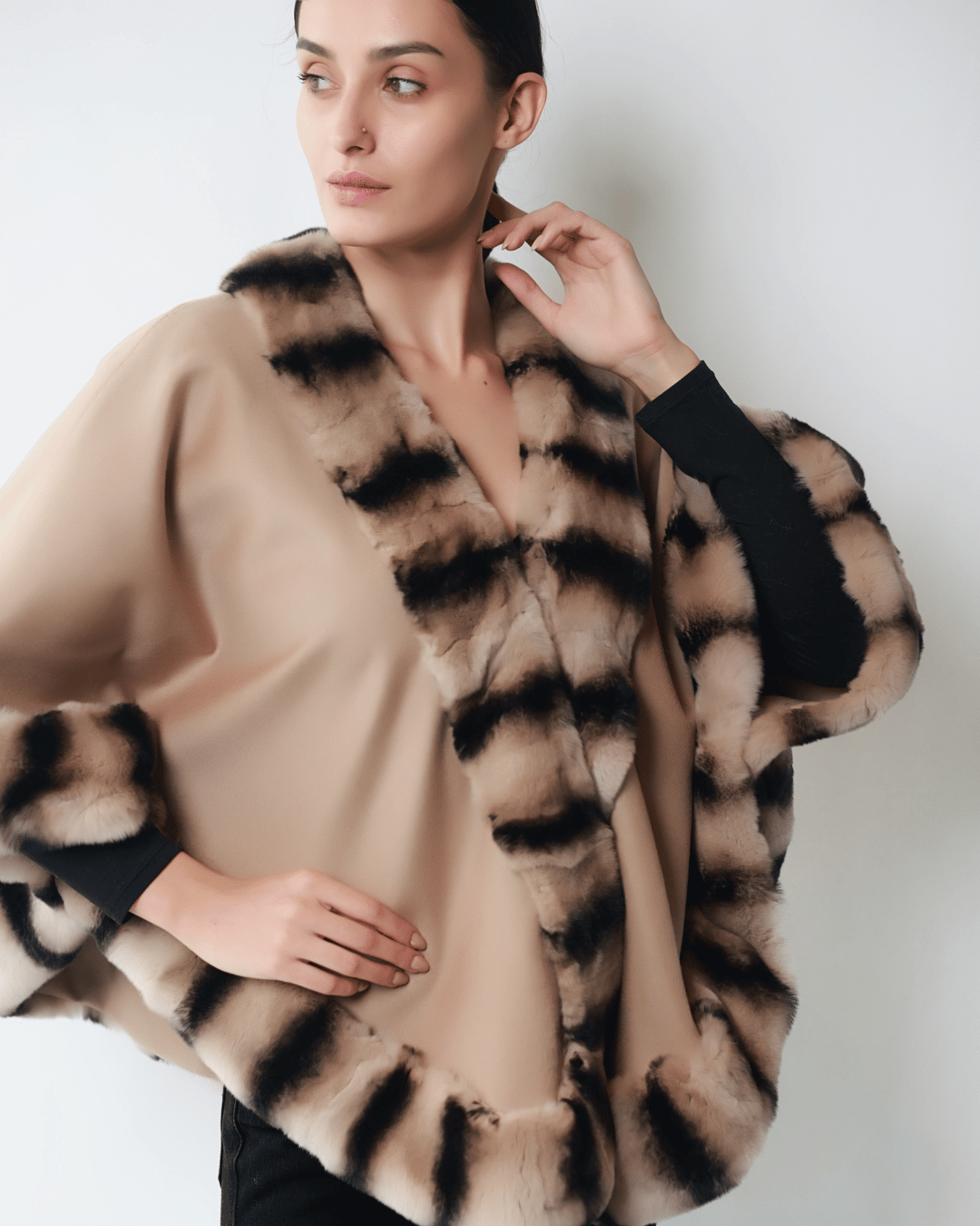 Camel Brown Poncho