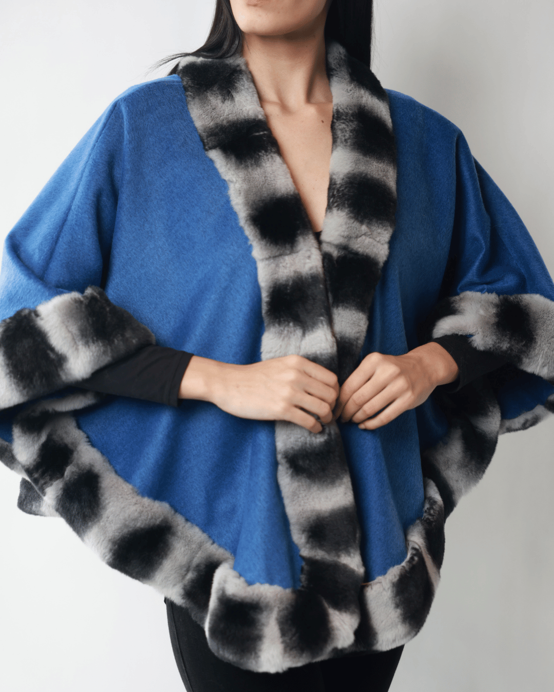 Denim Blue Poncho
