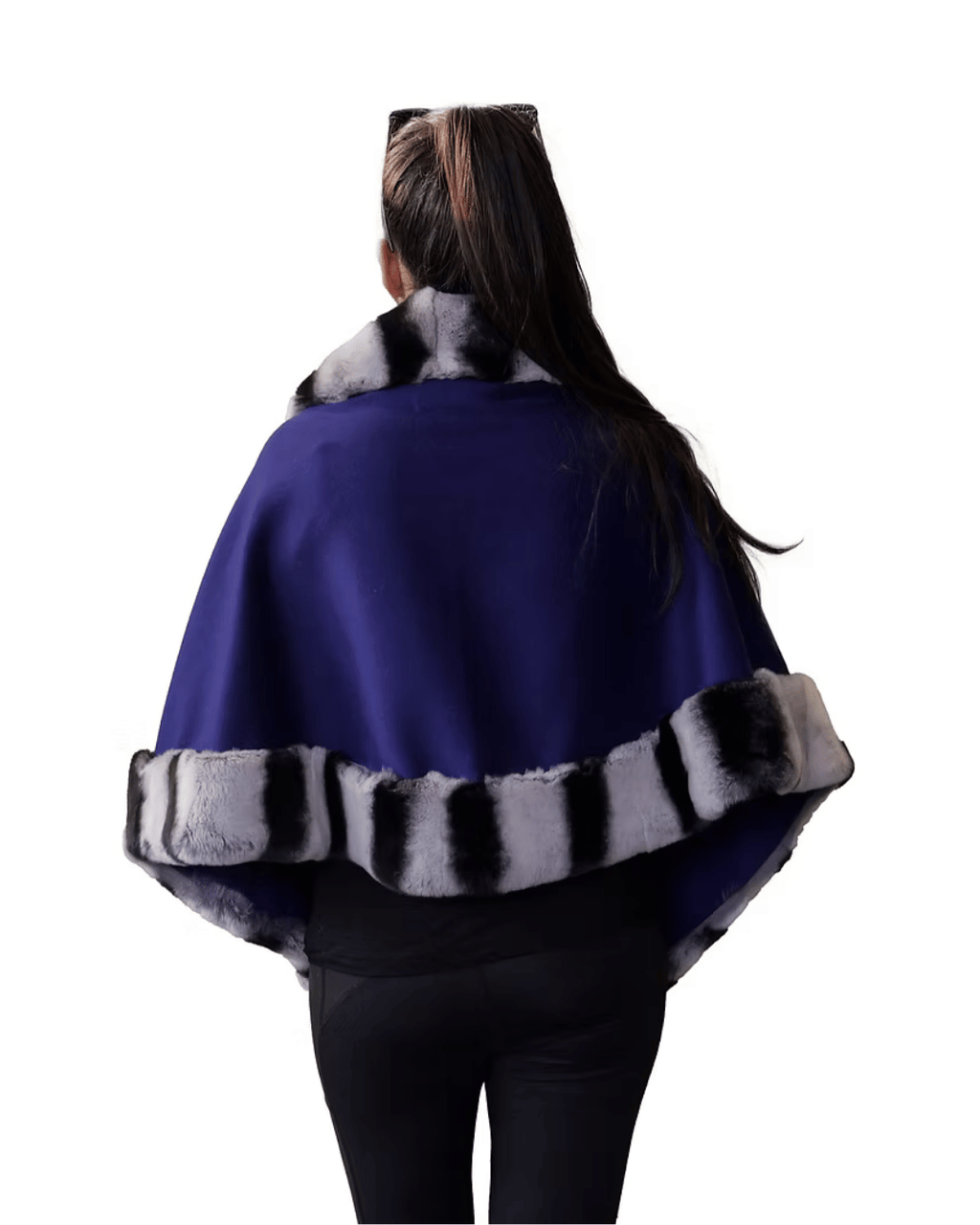 Electric Blue Poncho