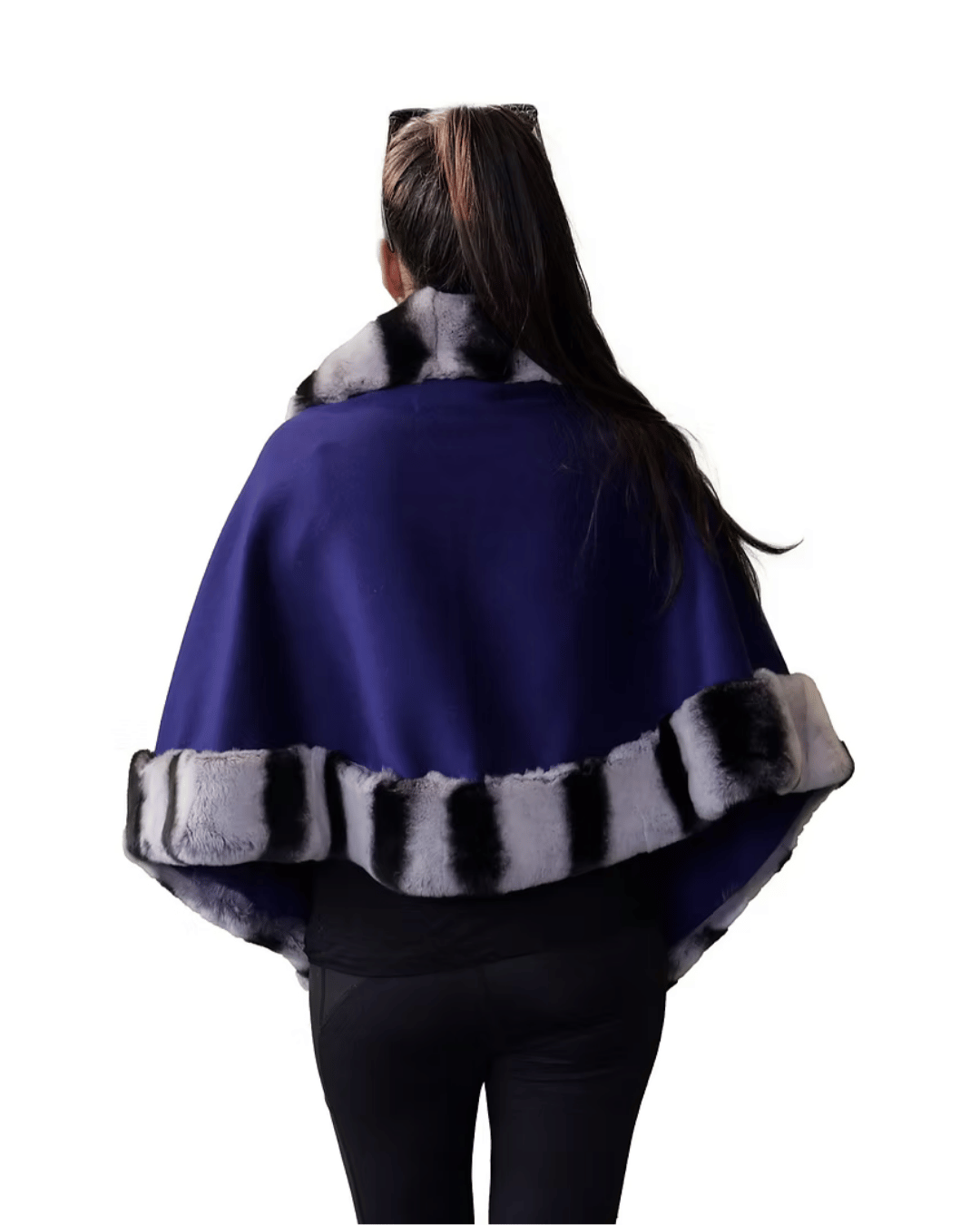 Electric Blue Poncho