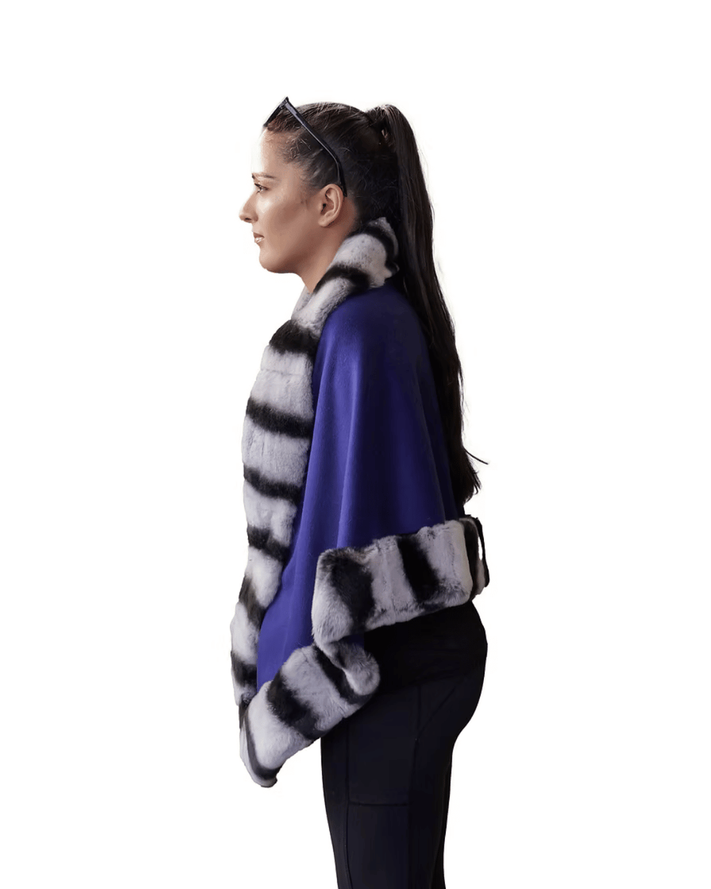 Electric Blue Poncho